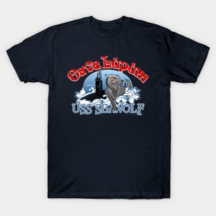 Cave Lupum - USS Seawolf SSN21 T-Shirt